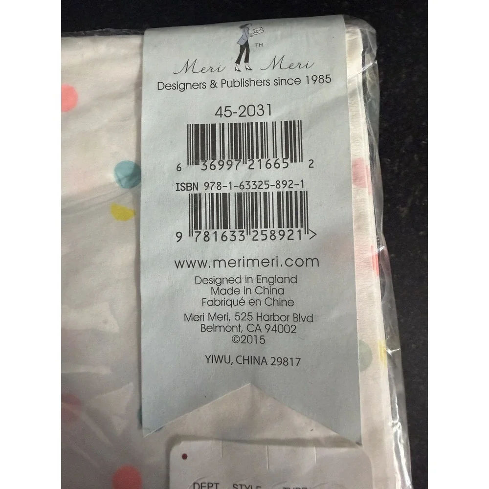 Meri‎ Meri Polka Dot Party Napkins Lot of 4 Packs 16 Each Scalloped